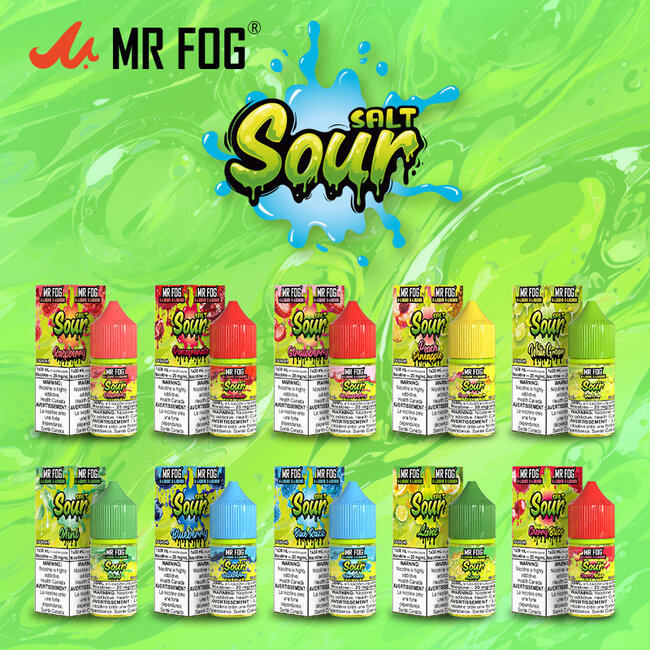 MR FOG SOUR MR FOG E-LIQUID SOUR SALT NIC