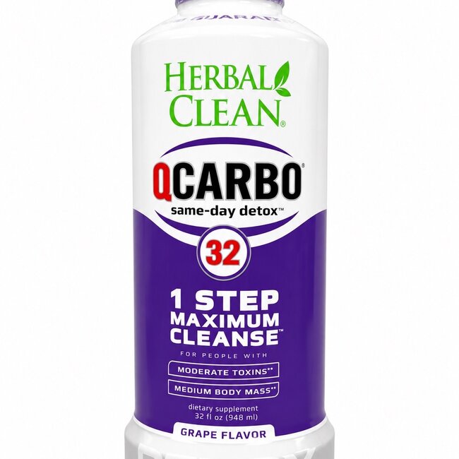 HERBAL CLEAN HERBAL CLEAN QCARB032 DETOX DRINK-32OZ  GRAPE -DT129GR