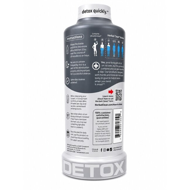 HERBAL CLEAN HERBAL CLEAN ULTRA ELIMINEX DETOX DRINK-32OZ TROPICAL