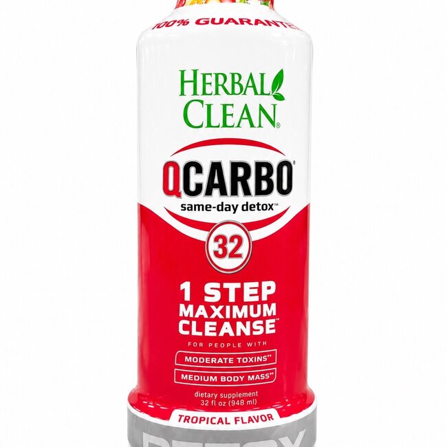 HERBAL CLEAN HERBAL CLEAN QCARB032 DETOX DRINK-32OZ TROPICAL
