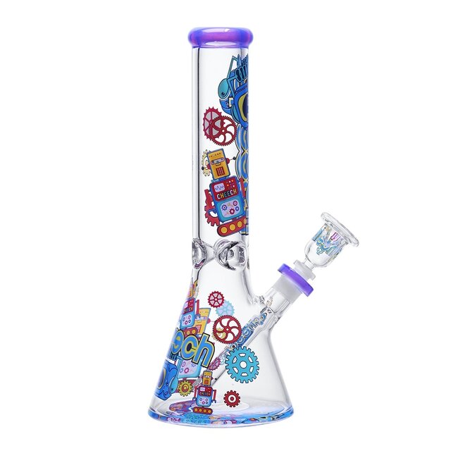 CHEECH GLASS 14'' ROBOT BONG ENGINEERED FOR GIGGLES CHEECH BONG-CH389