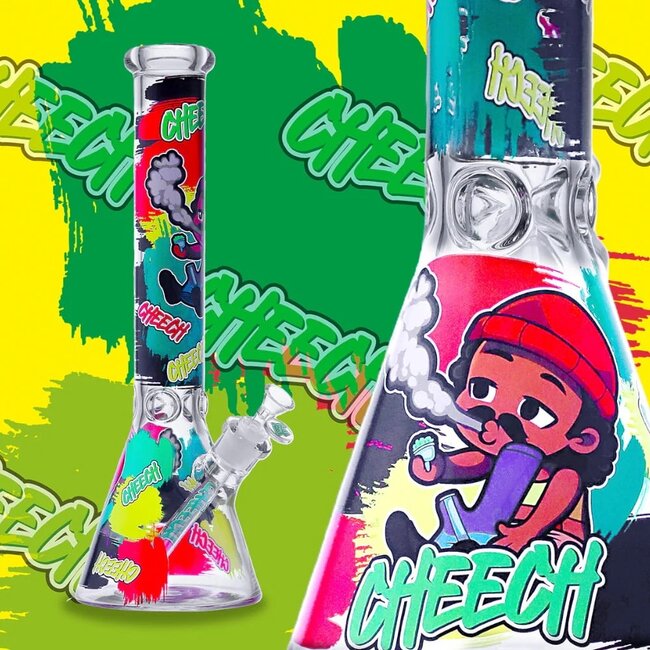 CHEECH GLASS 16'' ANIMATED HOMIE YELLING CHEECH LOUDLY CHEECH BONG-CH351