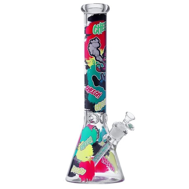 CHEECH GLASS 16'' ANIMATED HOMIE YELLING CHEECH LOUDLY CHEECH BONG-CH351