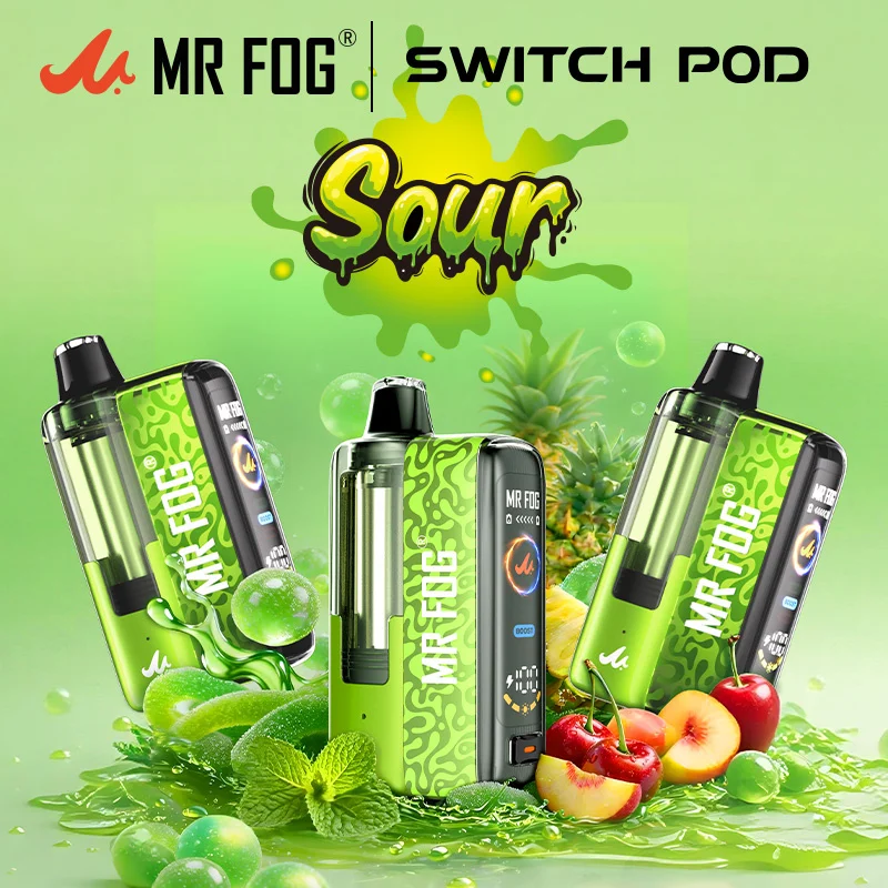 MR FOG Sour Switch Pod Kit 45K Review: Why the MR FOG Sour Switch 45K Could Be the Best 45000 Puff Vape for Sour Flavor Fans
