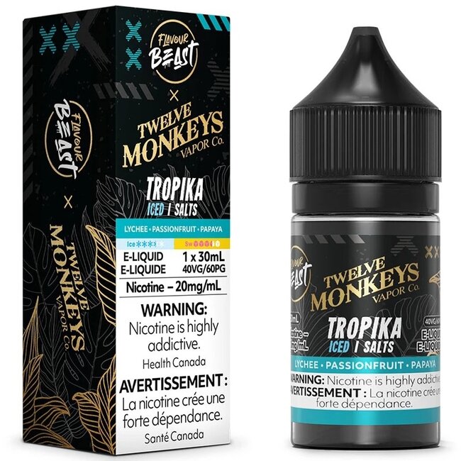 FLAVOUR BEAST FLAVOUR BEAST E-LIQUID TWELVE MONKEYS SALT NIC