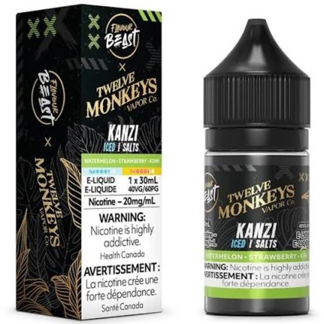 FLAVOUR BEAST FLAVOUR BEAST E-LIQUID TWELVE MONKEYS SALT NIC