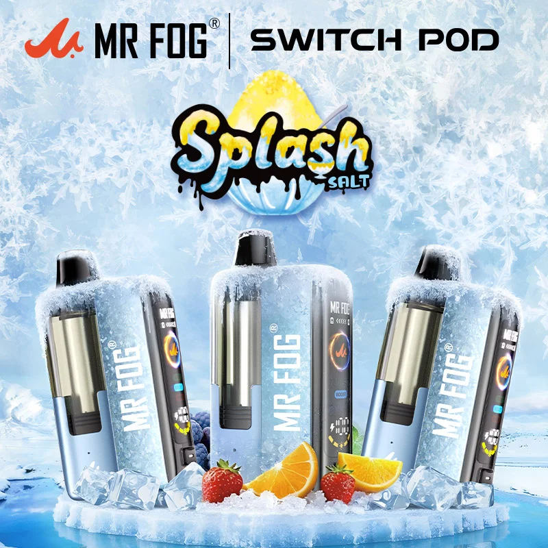 MR FOG SPLASH SWITCH 45K Pods Deep Dive: Exploring MR FOG Splash Switch Flavors, MR FOG 45K Vape Flavors, Best MR FOG 45K Flavors, Replacement Pods, Price Guide, and Where to Buy MR FOG Splash Switch 45K