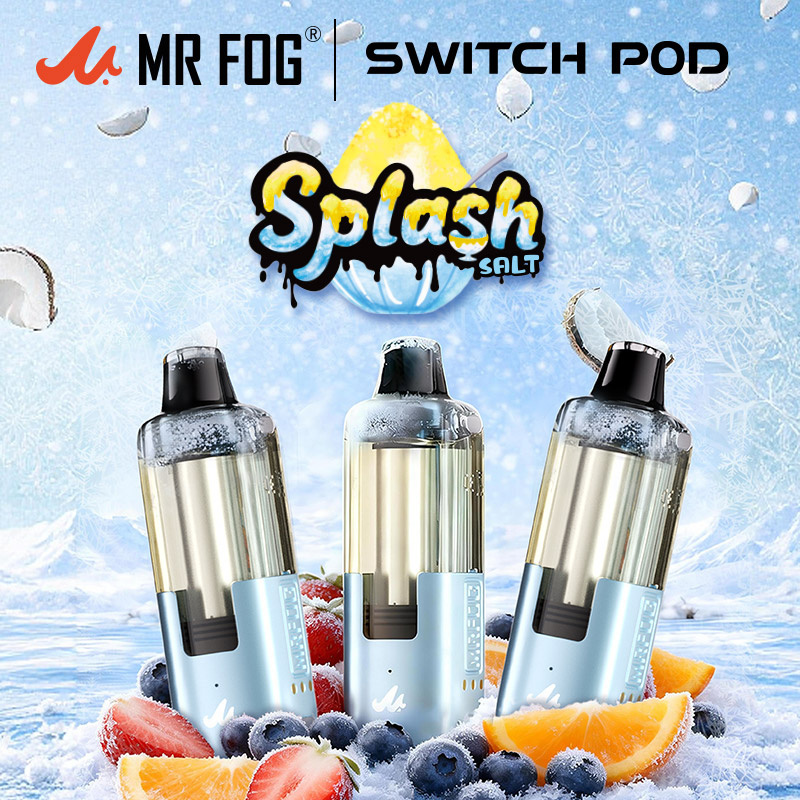 Everything You Need to Know About the MR Fog Splash Switch Pod 45K Disposable Vape