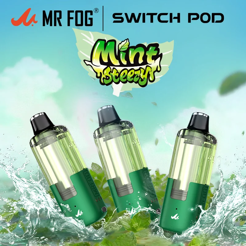MR FOG Mint Steezy 45K Deep Dive: MR FOG 45K Puffs, Switch Pod Mint Steezy, 45K Flavors & Key Specifications Explained