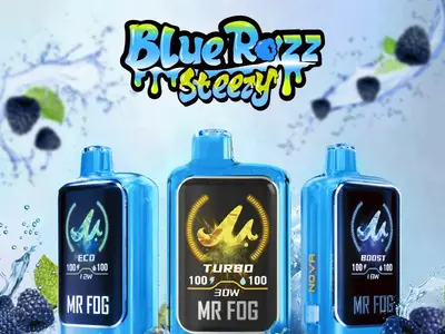 MR FOG NOVA Blue Razz Steezy Explained: MR FOG NOVA 36000 Puffs, Puff Count, Battery, Charging, Ingredients & Blue Razz Raspberry Flavor