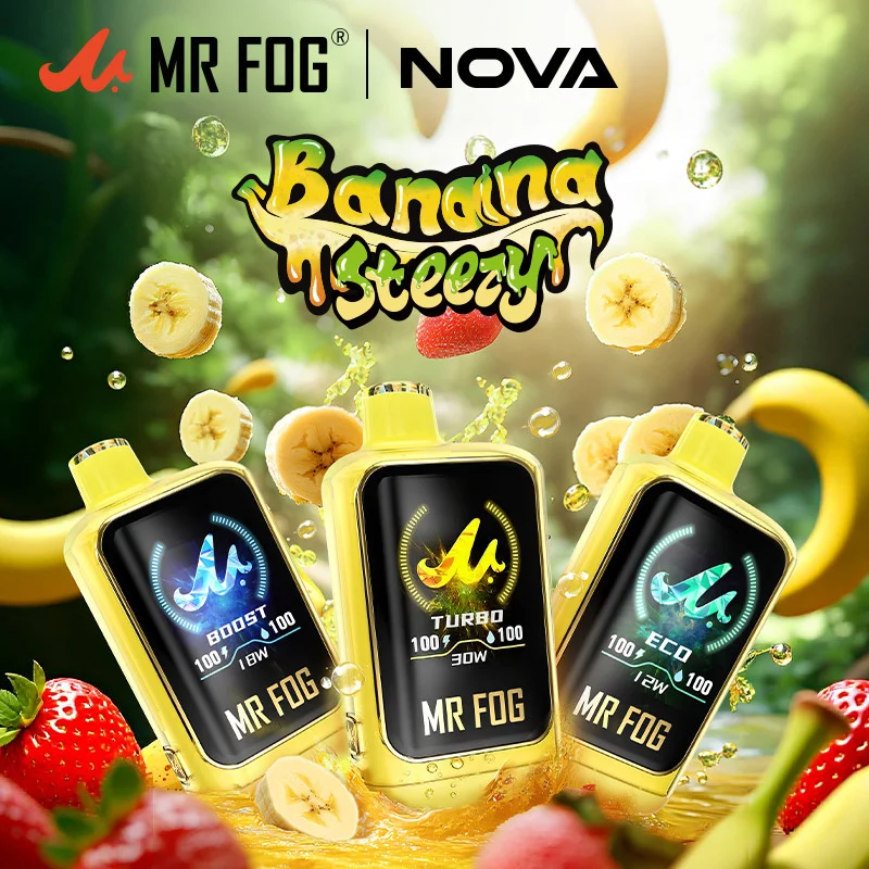 Discover MR FOG NOVA Banana Steezy: The Ultimate Guide to Banana Steezy 36K, MR FOG NOVA Flavors & the MR FOG Steezy 36K Disposable