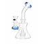 6.5'' ELEGANT CURVED NECK RECYCLER GLASS  BONG-C54