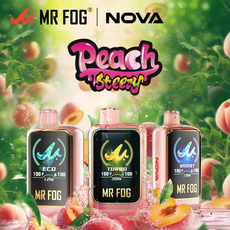 MR FOG NOVA Peach Steezy 36K Disposable Guide: Everything to Know About the MR FOG 36K Disposable Vape, Flavors & 36K Puffs