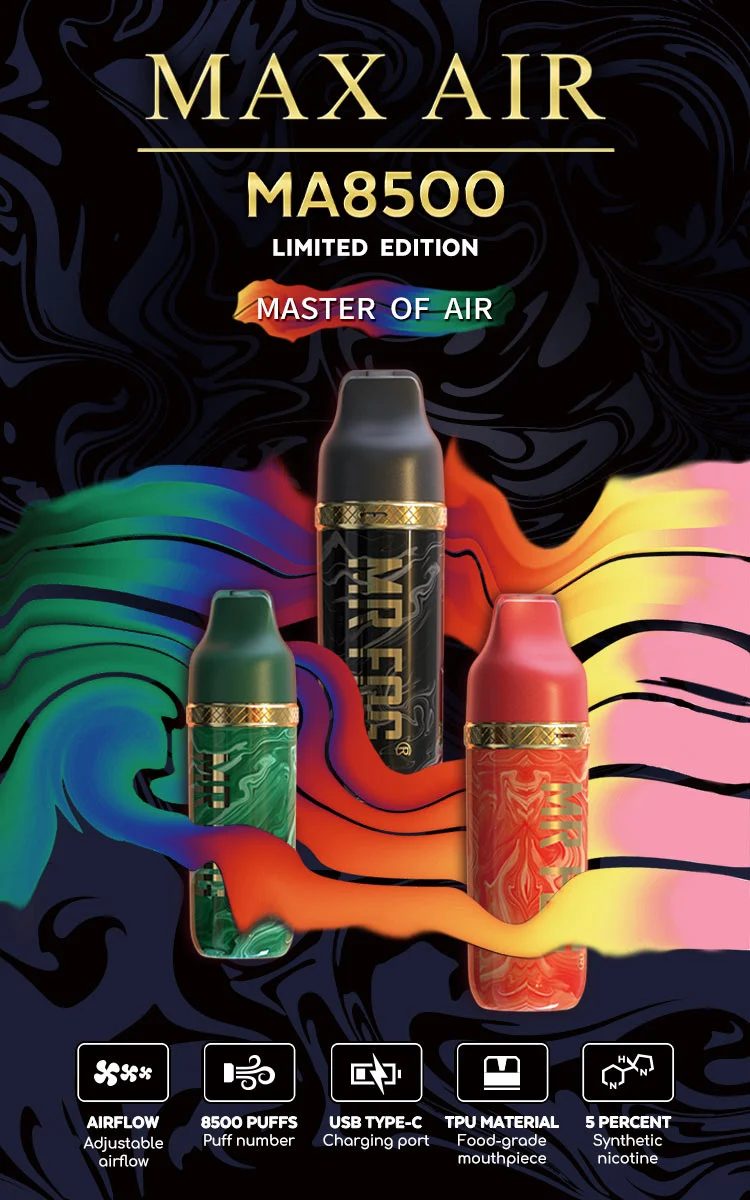 MR FOG Max Air MA8500 Flavor Guide: Explore the Hottest MR FOG Max Air Flavors From Double Razz to Double Peach!