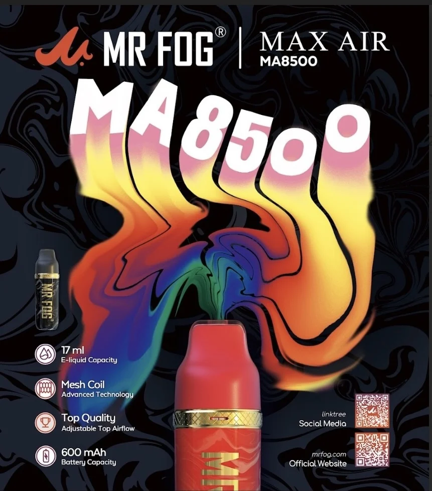 MR Fog MAx Air 8500 Puffs