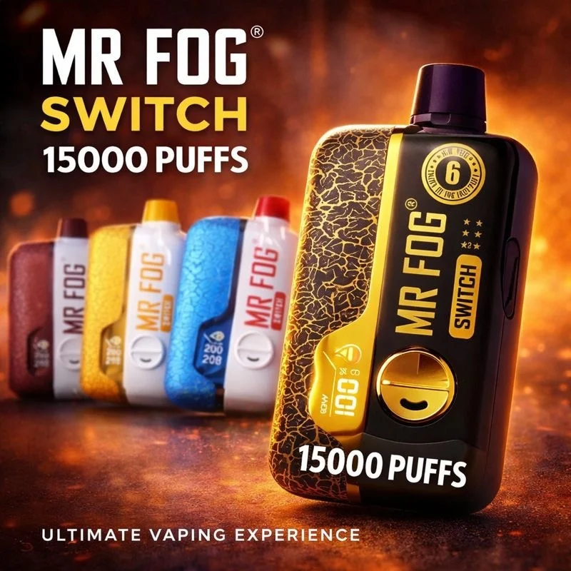 MR FOG SWITCH SW15000 vs. MR FOG 15000 Puffs: An Exciting Look at the MR FOG Switch Vape, Zero Nicotine Options & Top Flavors!