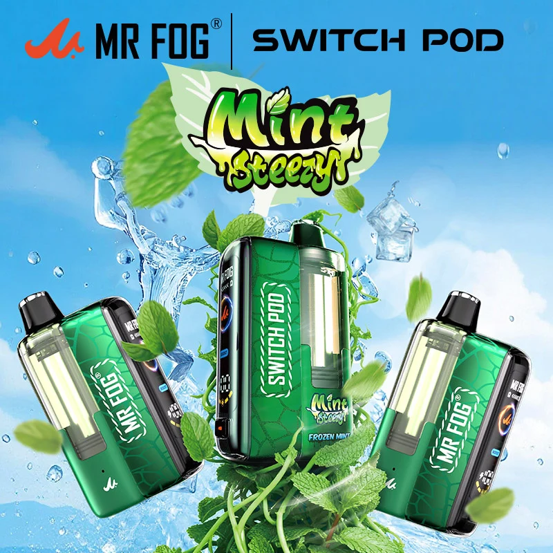 MR FOG Mint Steezy 45K Deep Dive: Discover the MR FOG Switch Mint Flavors, Specifications & Pod Features