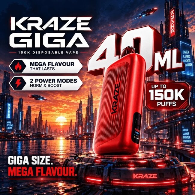 KRAZE KRAZE GIGA 150K PUFFS DISPOSABLE