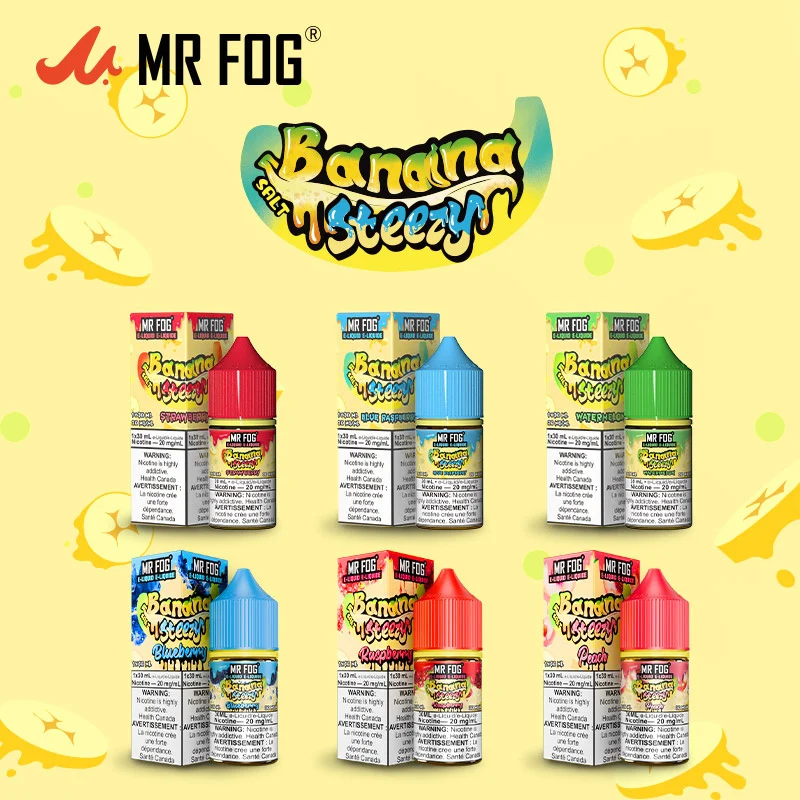 Mr Fog Banana Steezy Salt Nic Explained: A Closer Look at Salt Nic, Salt Nic Vape Juice & Nicotine Salt Vape Juice