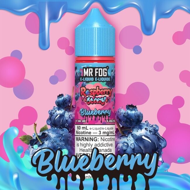 MR FOG MR FOG E-LIQUID RASPBERRY STEEZY FREE BASE