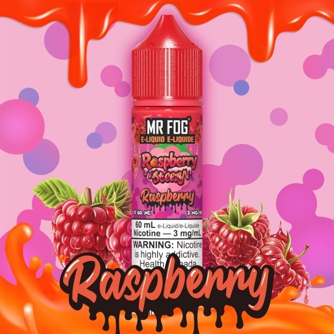 MR FOG MR FOG E-LIQUID RASPBERRY STEEZY FREE BASE