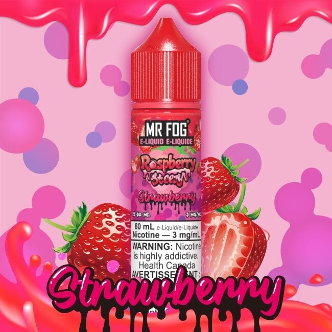 MR FOG MR FOG E-LIQUID RASPBERRY STEEZY FREE BASE