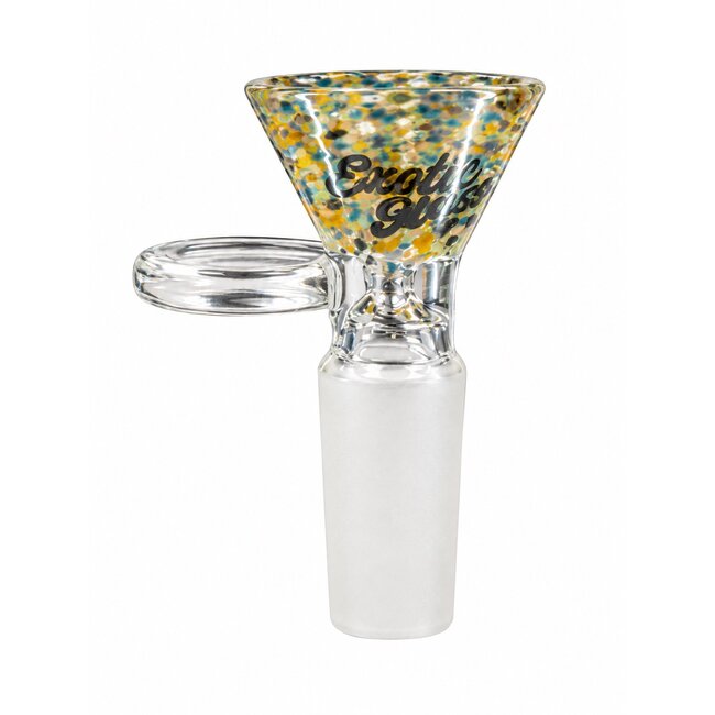 EXOTIC 14MM GLOW EXOTIC GLASS BOWL-CC546