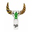 EXOTIC 14MM BULL HEAD EXOTIC GLASS BOWL -CC554