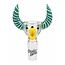 EXOTIC 14MM BULL HEAD EXOTIC GLASS BOWL -CC554
