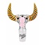 EXOTIC 14MM BULL HEAD EXOTIC GLASS BOWL -CC554