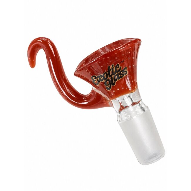 EXOTIC 14MM SWAN HANDLE EXOTIC GLASS BOWL