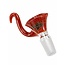 EXOTIC 14MM SWAN HANDLE EXOTIC GLASS BOWL