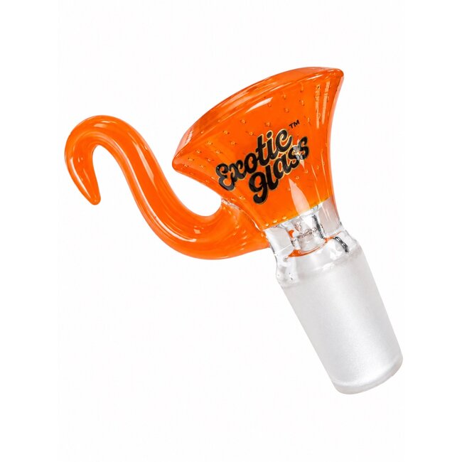 EXOTIC 14MM SWAN HANDLE EXOTIC GLASS BOWL