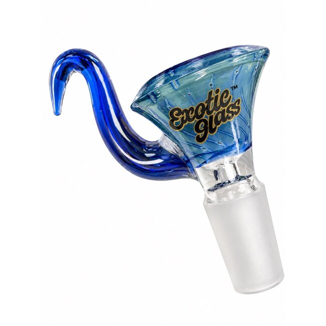 EXOTIC 14MM SWAN HANDLE EXOTIC GLASS BOWL