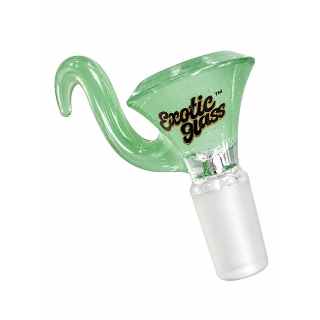 EXOTIC 14MM SWAN HANDLE EXOTIC GLASS BOWL
