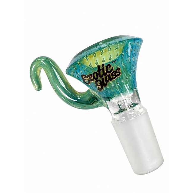 EXOTIC 14MM SWAN HANDLE EXOTIC GLASS BOWL