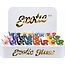 EXOTIC 14MM HORN EXOTIC GLASS BOWL-CC547