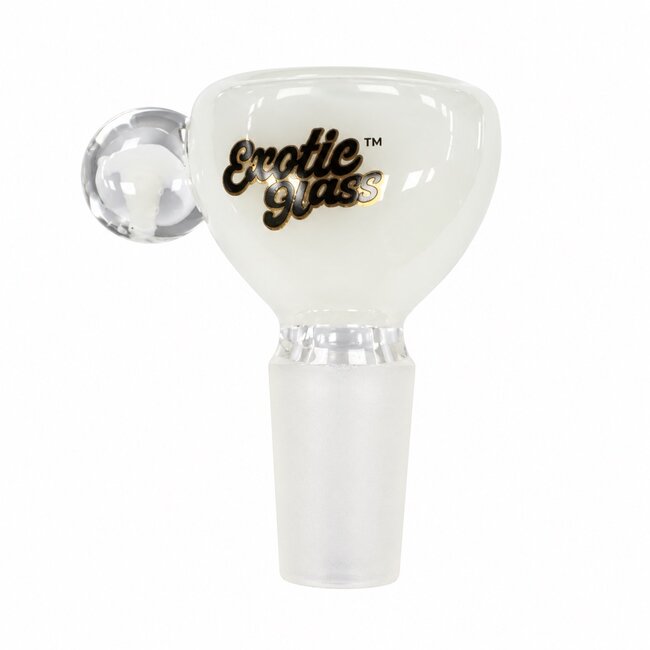 EXOTIC 14MM MUSHROOM HANDLE EXOTIC GLASS BOWL -CC519