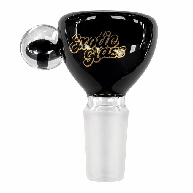 EXOTIC 14MM MUSHROOM HANDLE EXOTIC GLASS BOWL -CC519