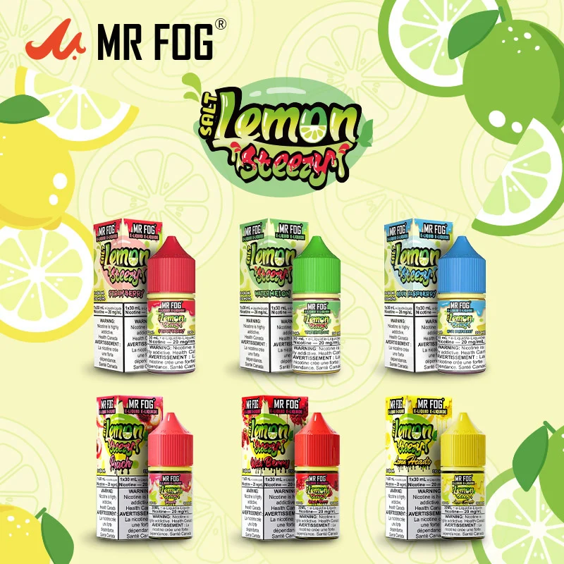 Love Lemon E Liquid? Explore MR FOG Lemon Steezy Nicotine Salt E Liquid and Its Citrus Flavor
