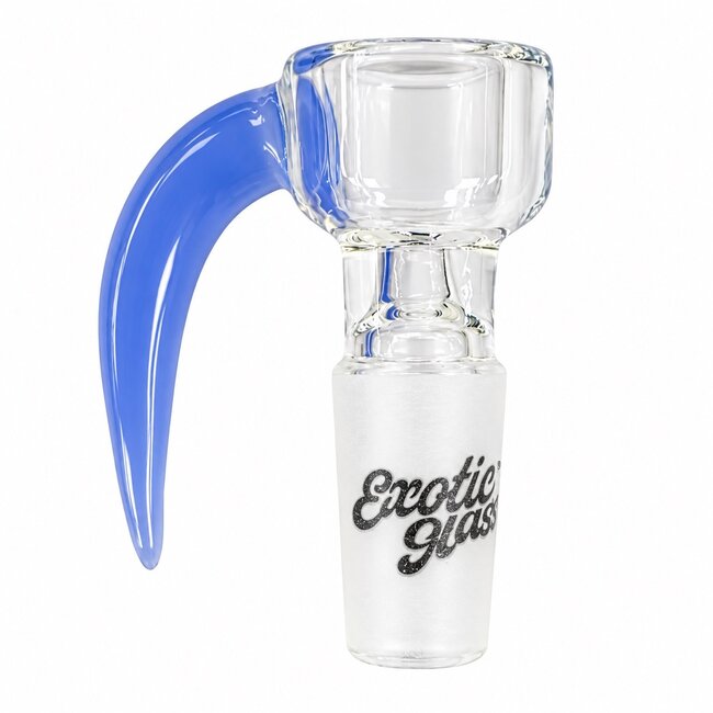 EXOTIC 14MM HOOK HANDLE EXOTIC GLASS BOWL-CC542