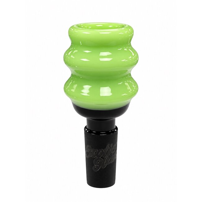 EXOTIC 14MM DOUBLE RIPPLE EXOTIC GLASS BOWL-CC508