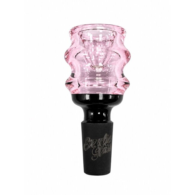 EXOTIC 14MM DOUBLE RIPPLE EXOTIC GLASS BOWL-CC508
