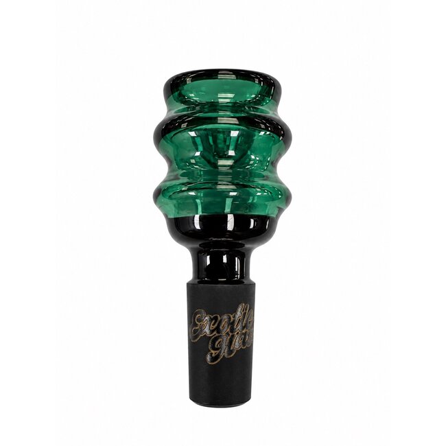 EXOTIC 14MM DOUBLE RIPPLE EXOTIC GLASS BOWL-CC508