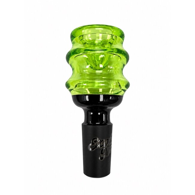 EXOTIC 14MM DOUBLE RIPPLE EXOTIC GLASS BOWL-CC508