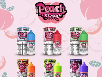 Love Peach Vape Juice? Discover MR FOG Peach Steezy Salt Nic and Its Juicy Peach E Liquid Flavor