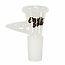 EXOTIC 14MM EXOTIC GLASS BOWL WITH POINTED HANDLE-CC518