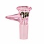 EXOTIC 14MM EXOTIC GLASS BOWL WITH POINTED HANDLE-CC518