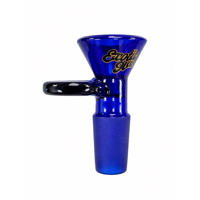 EXOTIC 14MM CONE HANDLE EXOTIC GLASS BOWL-CC502