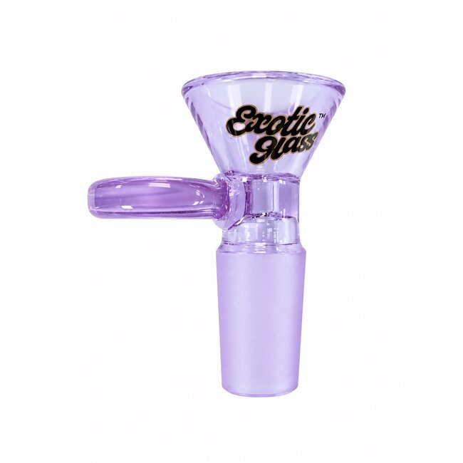 EXOTIC 14MM CONE HANDLE EXOTIC GLASS BOWL-CC502
